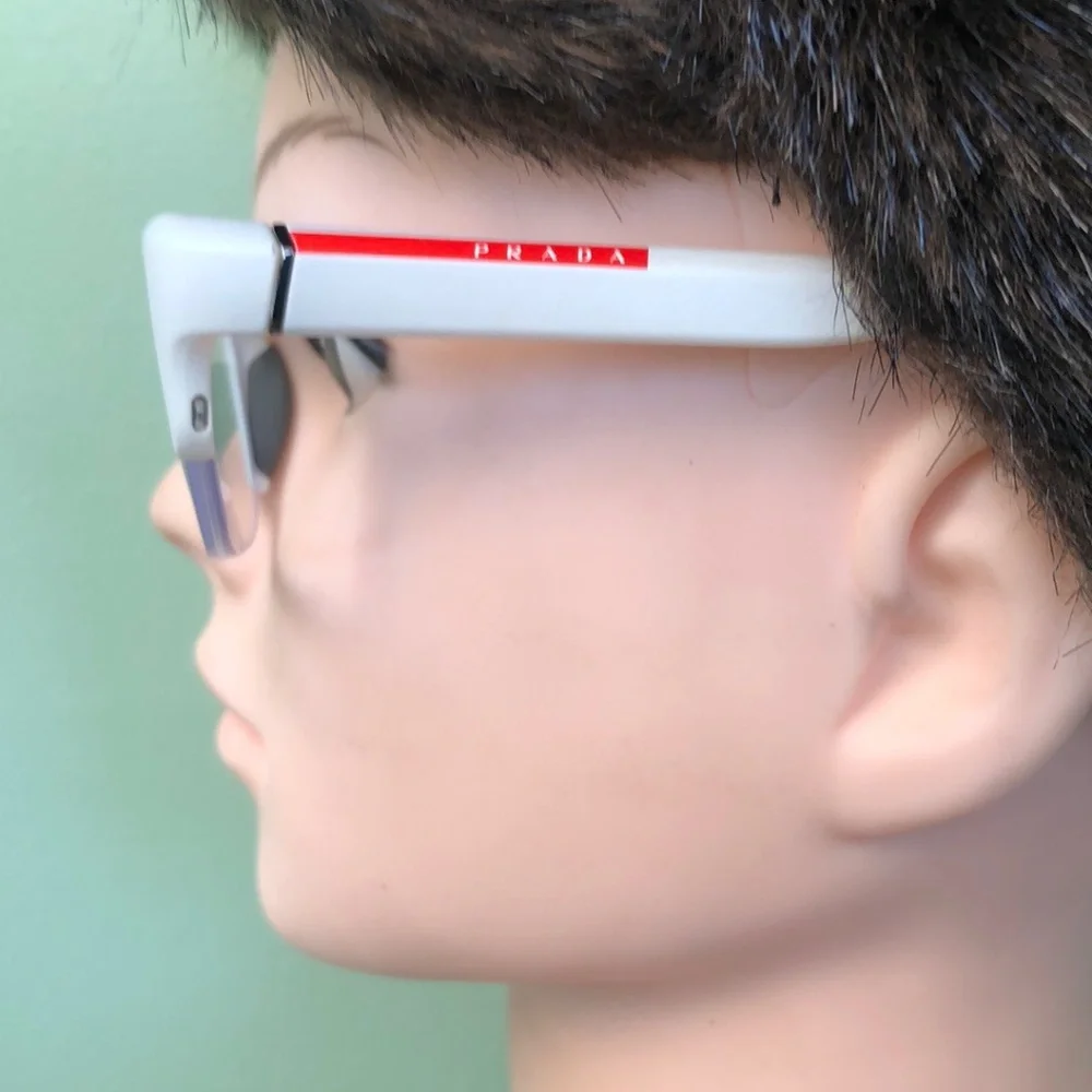 Prada Women's White Glasses Authentic